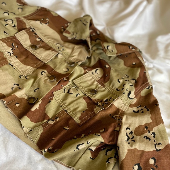 Camo cropped jacket - Picture 2 of 4